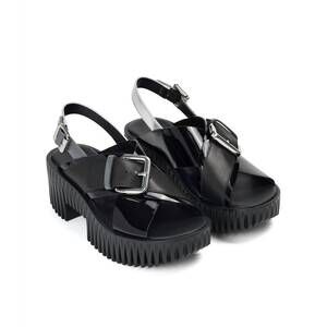 NEW 4CCCCEES women's plia juno platform sandals in black